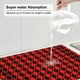 thumbnail image 5 of Fotbe Retro red and Black Houndstooth Alfombrilla de Secado para Cocina con Estampado, 18x24 Pulgadas, 5 of 7