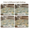thumbnail image 7 of ODIKA 4'x6' Washable Area Rug Pet Friendly, Non-Shedding That Over Abstract Grid Featuring Balanced Motifs Carpeta Para for Bedroom, Reading Nook, 7 of 7