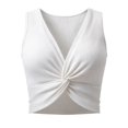 thumbnail image 4 of XIYON Tank Tops For Women Cropped Muscle Tank Top Sleeveless Casual Tops Summer Fashion Workout Tee Going Out Tops, 4 of 5