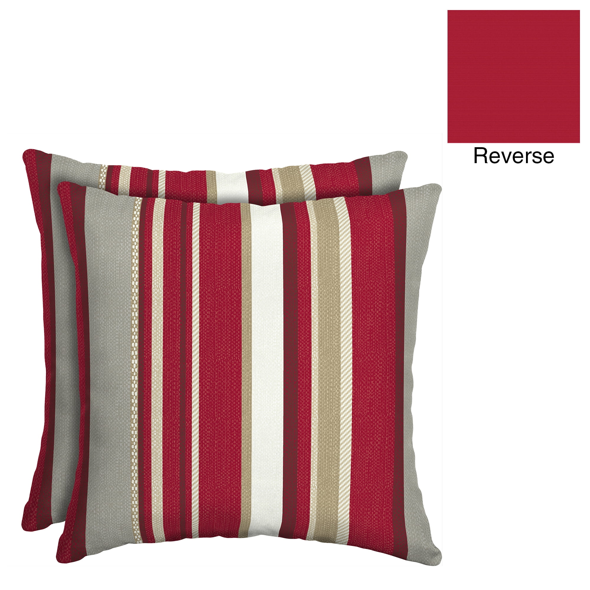 Better Homes And Gardens Izmir Stripe Outdoor Toss Pillow Set Of 2