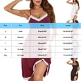 thumbnail image 5 of Blmnix Nightgowns for Women Sexy Sexy Nightgown Chemises Cotton Nightgowns Sleep Shirts Black Above-the-Knee Lace Neckline Sleeveless Backless Nightgown,L, 5 of 5