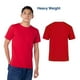 thumbnail image 2 of Playera Peso Completo de Cuello Redondo y Manga Corta, Unisex para Jóvenes, Color Rojo, 100% Algodón, Talla Extra Chica Yazbek J0300, 2 of 3