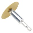 thumbnail image 1 of 1/4 Inch Hex Shank Blades, Diamondes Cutting Wheel, Rotarys Tool Slitting Disc Accessories, PVC Pipe Cutter Blades, Multi Purpose Stone Trimming Disc for DIY Use, 1 of 7