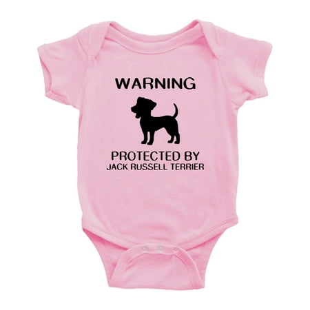 

Warning: Protected by A Jack Russell Terrier Dog Funny Baby Bodysuits (Pink 3-6 Months)