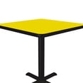 thumbnail image 4 of Correll Bxt30S-38 Cafe and Breakroom Tables - Square - Yellow, 4 of 5