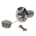 thumbnail image 3 of Llenador de Entrada de Aceite Agua Cubierta Yate con Tapa Sunnimix Deck Funnel Water Oil Inlet, 3 of 7