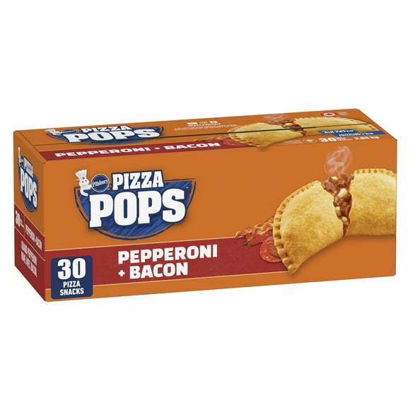 Pizza collations Pepperoni + bacon Pizza Pops de Pillsbury 30 pizzas collations, 2.85 kg