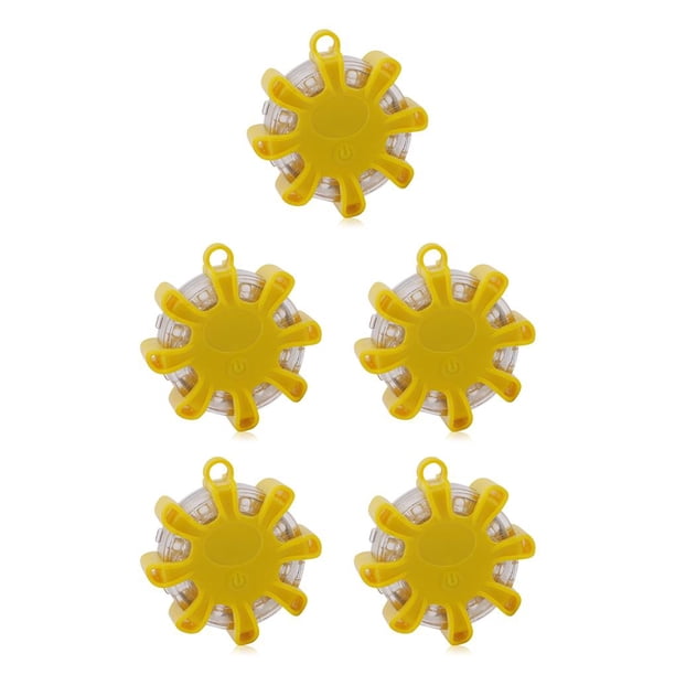 Eigraketly Mini portátil de carretera LED ABS PVC luz de trabajo potente brillo rescate foco estroboscópico lámpara de seguridad linterna Type2 NO2