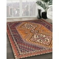 thumbnail image 2 of Ahgly Company Indoor Rectangle Traditional Tiger Orange Brown Area Rugs, 5' x 7', 2 of 6