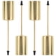 thumbnail image 5 of Portavelas de acero inoxidable con soporte para velas, 4 Uds., 5 of 7