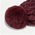 thumbnail image 4 of Swanpen 3 Pieces Womens Winter Beanie Hat Scarf Gloves Set Warm Lined Cap Long Neck Scarf Touchscreen Gloves Set for Winter Gift, 4 of 9