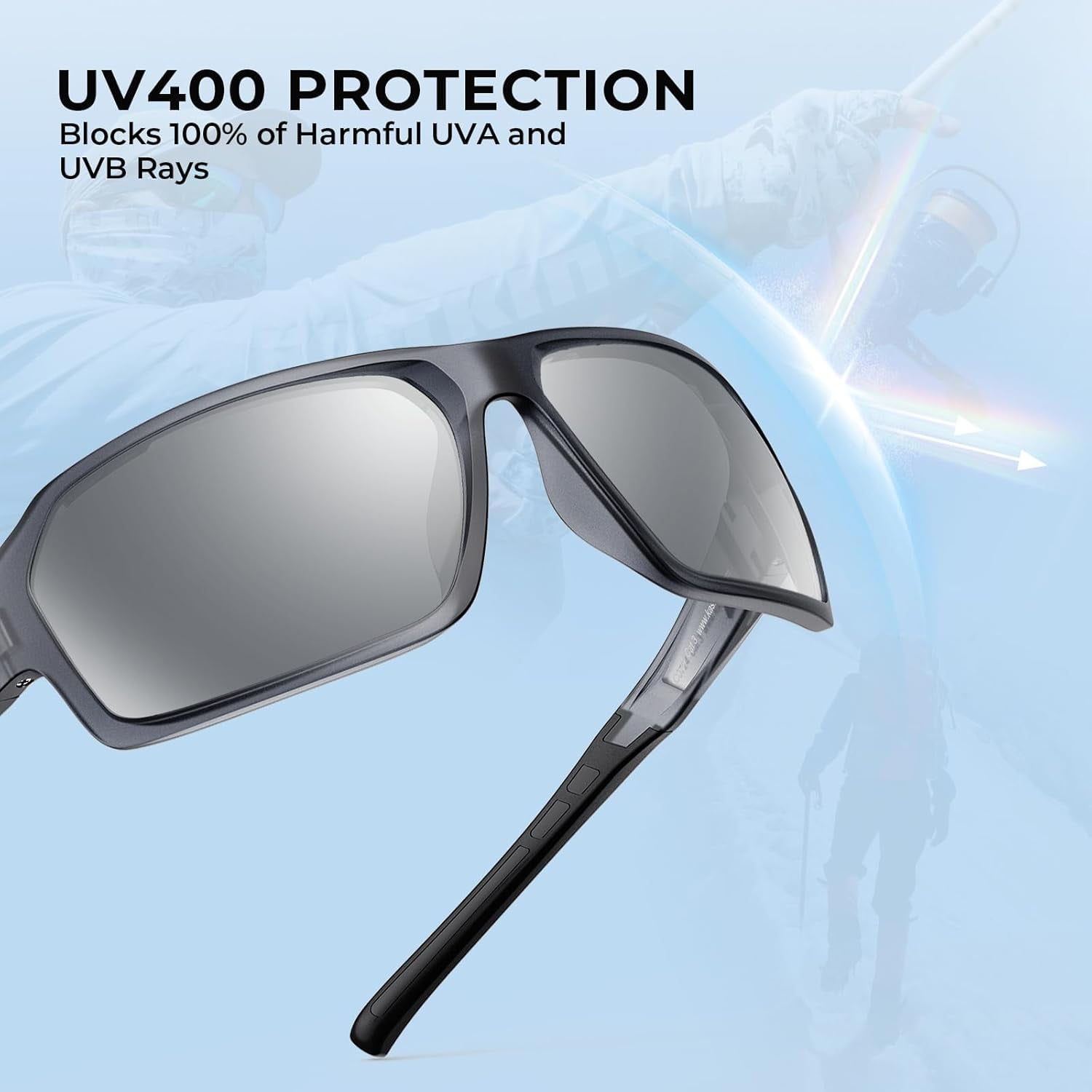 KastKing Chippewa Polarized Fishing Sunglasses, UV400 TAC Lenses