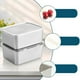 thumbnail image 5 of Recipiente hermético rectangular de acero inoxidable 304 con tapa | Para preparar comidas y loncheras | Caja bento | Paquete de 1, 5 of 7