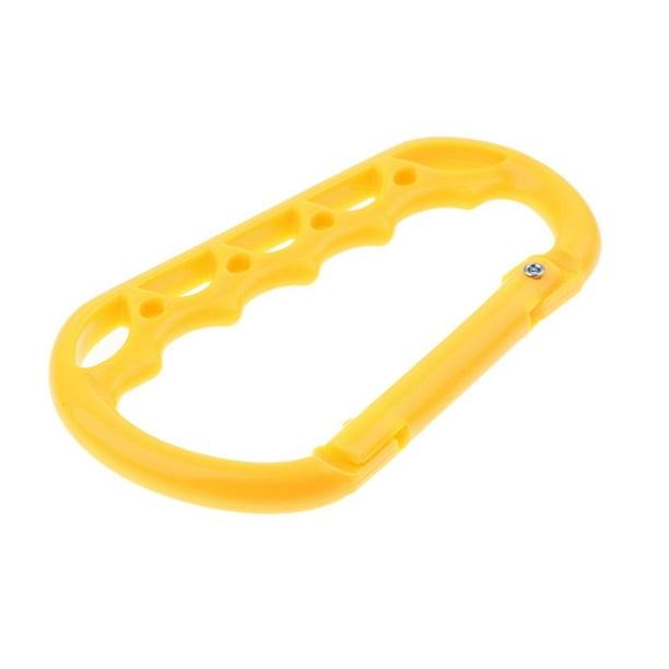 Soporte para zapatos de patines deportivos para exteriores con hebilla Amarillo
