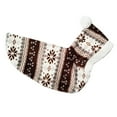 thumbnail image 5 of SPRING PARK Dog Cat Clothes, Soft Warm Coat Coral Fleece Pet Christmas Snowflake Cloak Outfits Costumes, 5 of 7