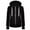 A01-Black, variant on yoeyez Oversized Zip Up Hoodie for Women Long Sleeve Fleece Hooded Sweatshirts Fashion Loose Fit Drawstring Hoodies Jacket Black S