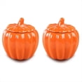 thumbnail image 1 of Recipiente Cerámica con Forma Calabaza, Recipiente para Calabaza Halloween, Pequeño Recipiente para Dulces Otoño con Tapa para Decoración Mesa Festivales y Fiestas Otoño., 1 of 7