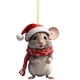thumbnail image 2 of Adornos Navideños para Ratones, Árboles de Navidad, Decoración Del Hogar, Adornos para El Coche, Regalos de Navidad., 2 of 5