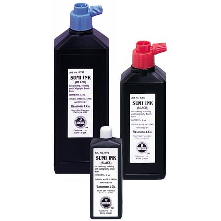 UPC: 0031248012760 | Yasutomo Liquid Sumi Ink  Black Gloss  2 oz.