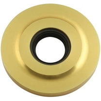 Allstar Performance ALL90086 Cam Seal Plate - 2.253 in OD - Rodeck Block w/ 1.875 Roller Cam Bearing - Aluminum - Gold Anodized Finish - Each