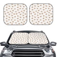 thumbnail image 2 of Balery 2 Piece Labrador Retriever Dog Car Windshield Sun Shade|Foldable Front Windshield Shade for Car Front Window for Most Sedans SUV Truck-Medium, 2 of 7
