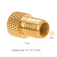 thumbnail image 4 of 50 Uds. Adaptador de Válvula de Bicicleta, Bomba para Convertir Presta A Schrader, Adaptador de Válvula de Cobre, Tubo de Boquilla de Gas, Herramienta de Ciclismo, 4 of 5