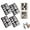 Gray, variant on Aluminum Alloy Flip Latch, 2025 New Flip Bolt Latch Door Locks with Screws, 90/180 Degree Gate Latch Door Lock, Gate Latch Lock for Wooden Fence,Barn Garage Shed Cabinet