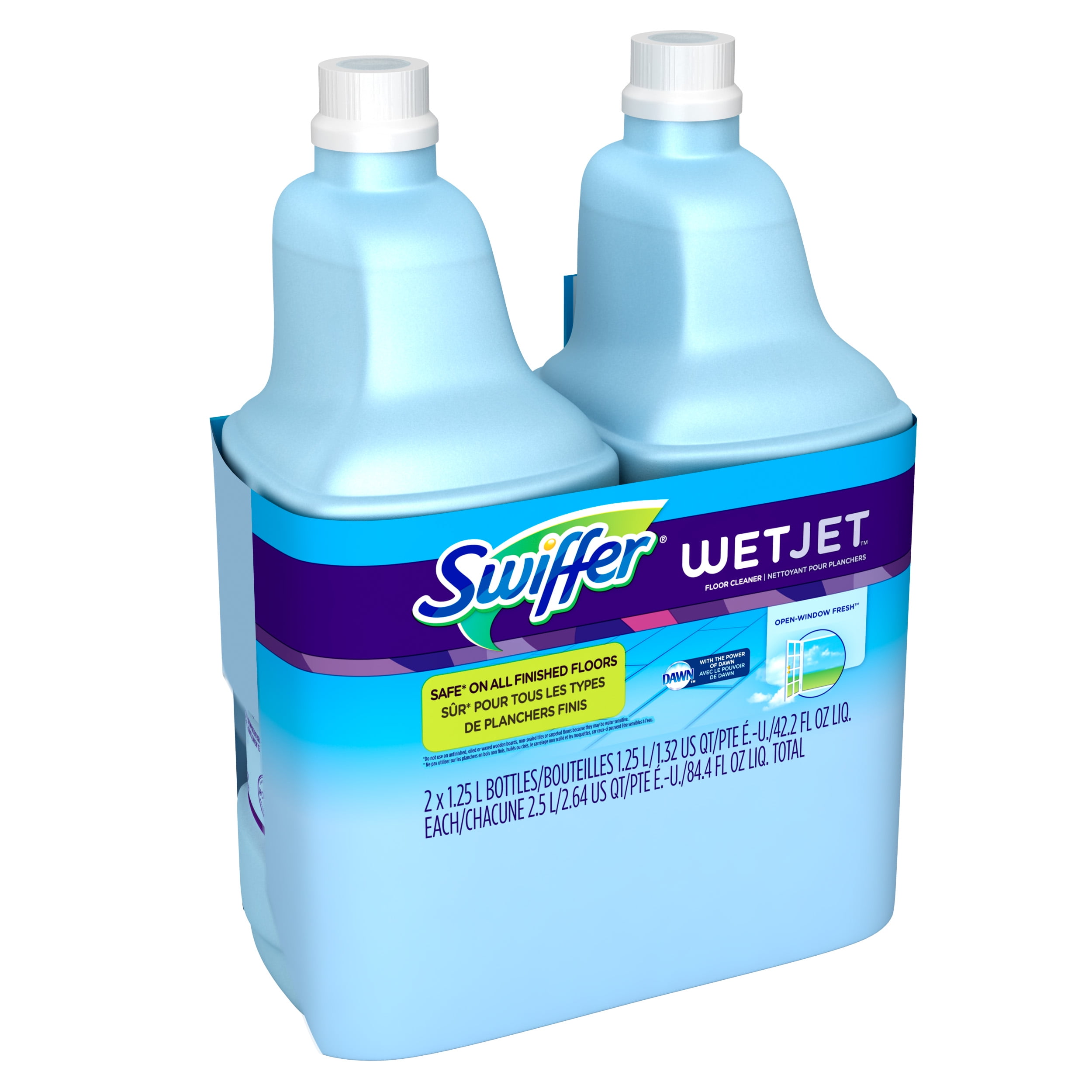 Swiffer WetJet 42 oz. Wood Floor Cleaner Refill 003700023682 - The