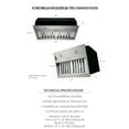 KOBE INX2630SQB7003 Brillia 30inch Builtin/ Insert Range Hood