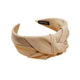 thumbnail image 1 of WREESH Pure Couleur Large-Brin Bandeau Croix-Noué Bandeau Épingle à Cheveux, 1 of 1