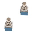 thumbnail image 1 of maskred 3PDT Stomp 9 Pins Footswitch Box Guitar Foot Stomp Pedal Effect Switch Style A 2Set, 1 of 6