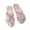 Pink, variant on House Slippers for Women Mesh Embroidered Floral Print Comfy Closed Toe Flats Soft Sole Lightweight Outdoor Indoor Breathable Non-Slip Slippers Pink 36(US-5.5)
