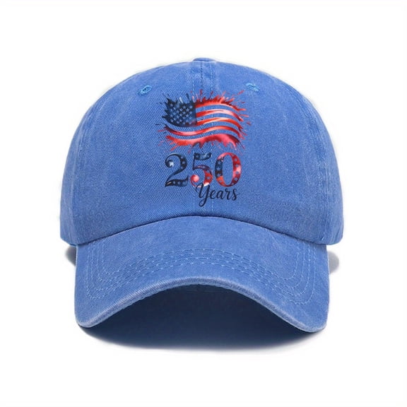 America 250th Anniversary Hat, 250th Anniversary USA Hat United States 250 Year American Anniversary Hat Eagle Patriotic Embroidery Baseball Cap
