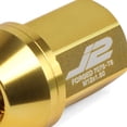 thumbnail image 3 of J2 Engineering LN-T7-006-15-GD J2 Engineering 7075 -T6 Forged Aluminum M12X1.5 20Pcs 35mm Height Close -End Lug Nut Set w / Socket Adapter (Gold), 3 of 6