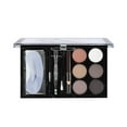 thumbnail image 1 of 6 Colours Eyebrow Contour Powder Kit with Powder Set Eyebrow Brush Eyebrow Stencil Professional Eyebrow Powder Make Up Set, 1 of 9