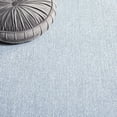 thumbnail image 6 of SAFAVIEH River Randa Solid Polyester Runner Rug, Blue/Ivory, 2'2" x 8', 6 of 8