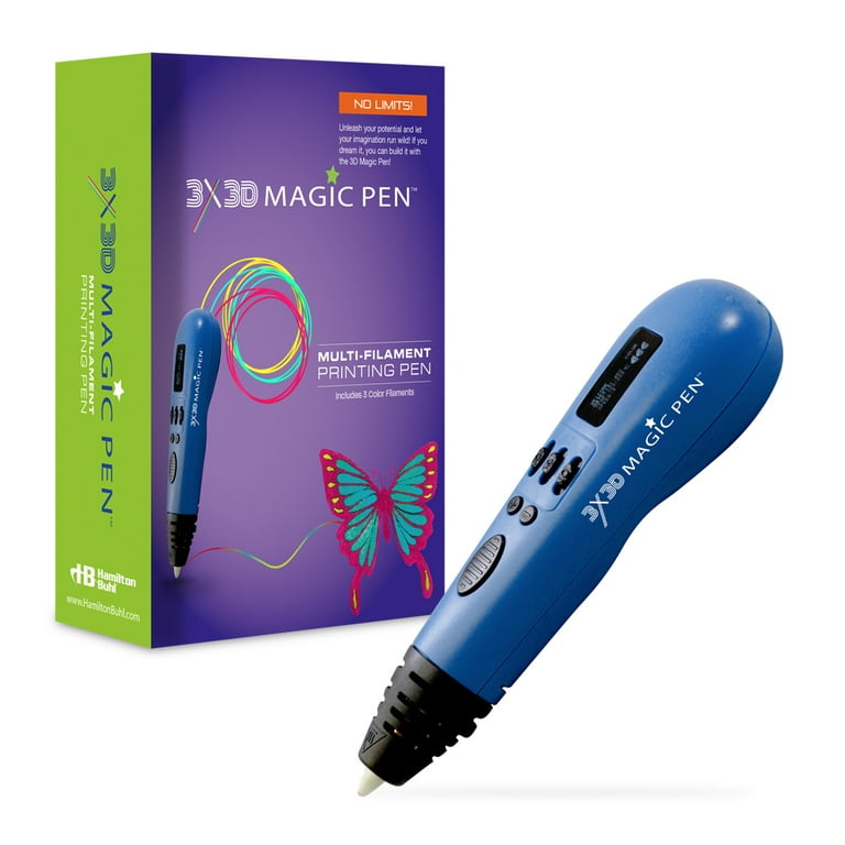 3x3D Magic Pen - Multi-Filament 3D Printing Pen 