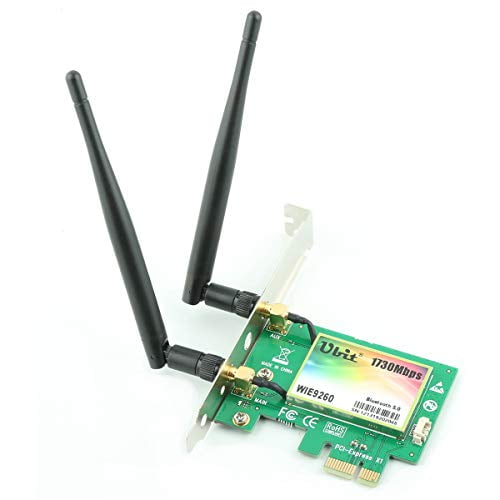 Gigabit WiFi Card, WirelessAC 9260 Dual Band 2030Mbps(5G1730Mbps / 2