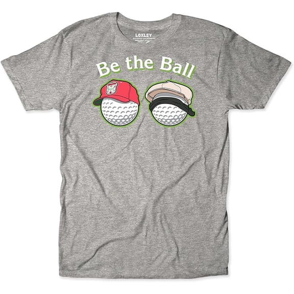 Be The Ball Funny Caddy Golf 80s Comedy Movie Retro T-Shirt