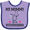 thumbnail image 3 of Inktastic Veterinarian Mommy Vet Boys or Girls Baby Bib, 3 of 4