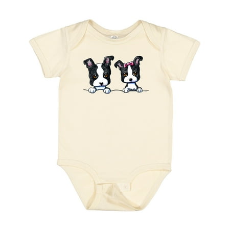 

Inktastic Boston Terriers (Dark Apparel) Gift Baby Boy or Baby Girl Bodysuit