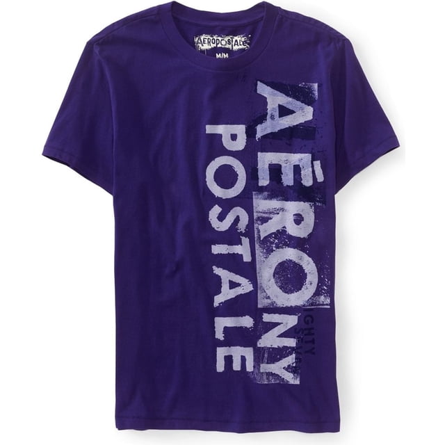 Camiseta Gráfica Aeropostale para Hombre Aero Ny Morado Grande