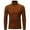 Coffee, variant on Mens High Neck Long Sleeve Thermal Basic Shirts Slim Fit Cotton T-shirt Pullover Tops Coffee XXL