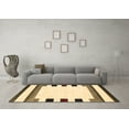 thumbnail image 3 of Ahgly Company Indoor Square Solid Brown Modern Area Rugs, 5' Square, 3 of 4
