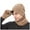 Khaki, variant on kaondbfi Outdoor Travel Essentials Clothing Accessories Beanie Hats for Men Winter Knitted Fleece Windproof Hat Scarf Gloves Three-piece Winter Knitted Hat Warm Hat