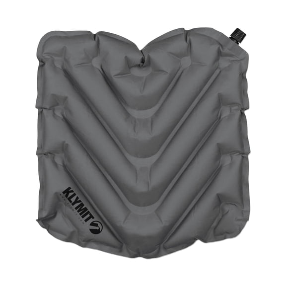 Klymit V-Seat, Compact Inflatable Padded Seat Cushion for Camping, Hiking, Backpacking and Sports