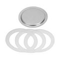 thumbnail image 2 of Miangastore 1 Set Coffee Pot Gasket Silicone Rings Stainless Steel Filter Coffee Pot Parts (6 Cup Size), 2 of 8