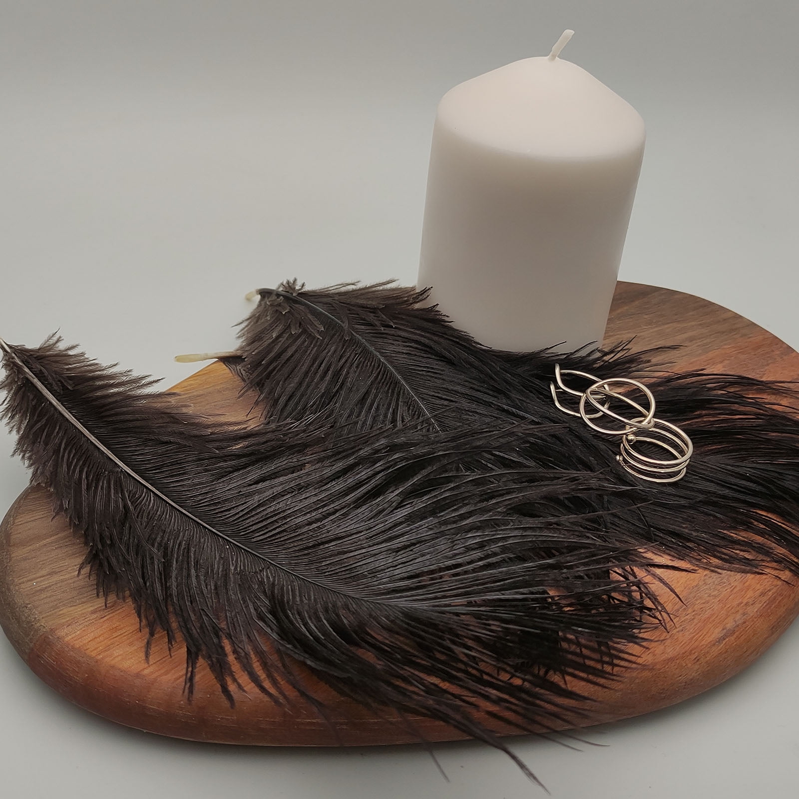 Uxcell 100 Pcs Natural Ostrich Feathers Bulk 8-10 Inch Large Ostrich Feathers for Crafts Home Decoration Black
