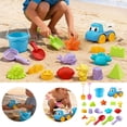 thumbnail image 2 of Beach Toy Set For Kids Outdoor Summer Play With Sand Shovels Rakes And Watering Can, 2 of 7
