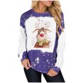 thumbnail image 2 of Ichuanyi liquidación de moda mujer cuello redondo camiseta de manga larga impresión otoño blusa tops ICHUANYI WER202308240391, 2 of 5